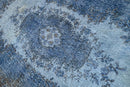 Verweerd denimblauw vintage vloerkleed - G715