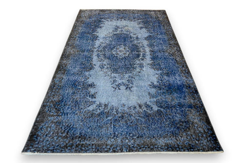Blue vintage rug - G715
