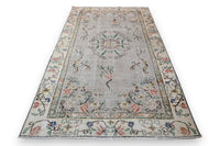 Licht kiezelbeige vintage vloerkleed G764 – foto 2