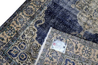 Rijk saffierblauw vintage vloerkleed G768 – foto 6