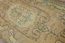 Oud geel vintage vloerkleed G779 – foto 5