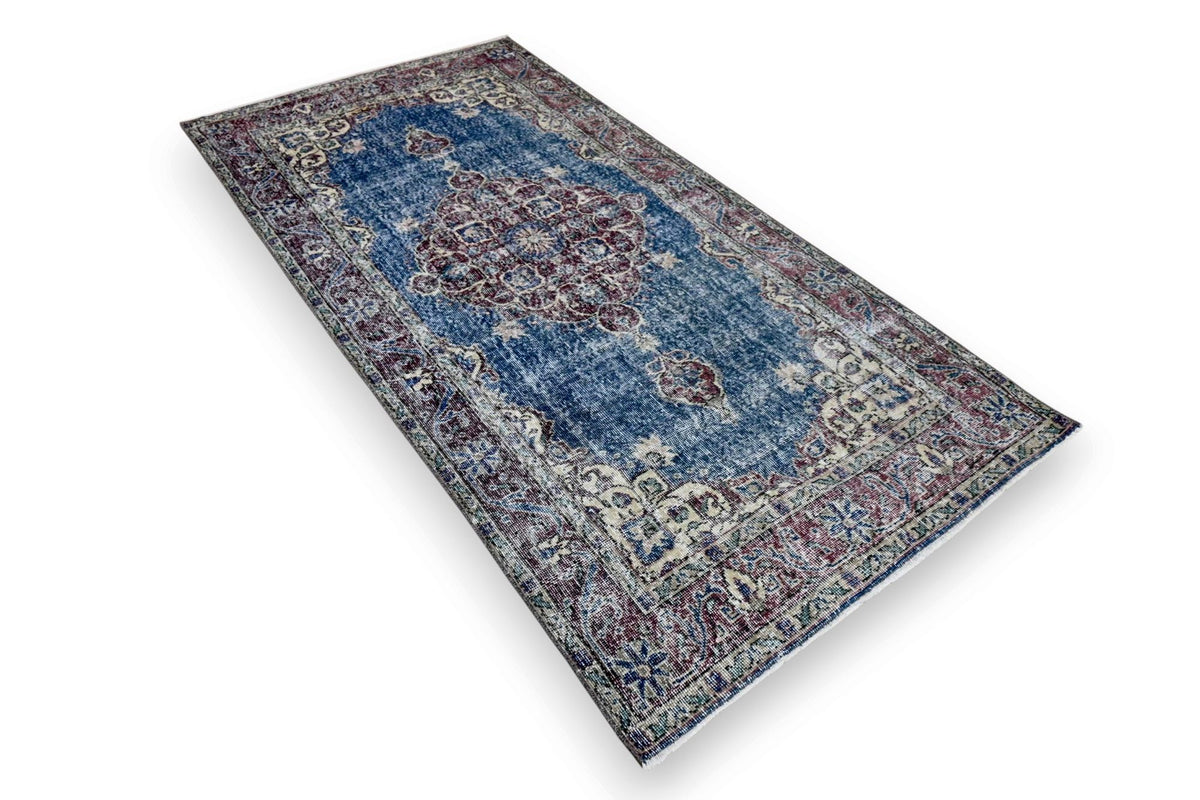 Klassiek blauw vintage vloerkleed G782 – foto 5