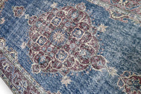 Klassiek blauw vintage vloerkleed G782 – foto 4