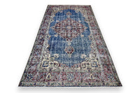 Klassiek blauw vintage vloerkleed G782 – foto 2