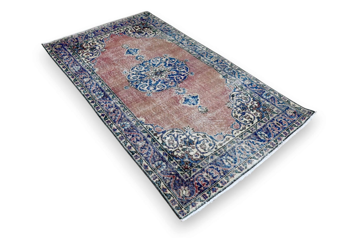 Klassiek rood-blauw vintage vloerkleed G784 – foto 3