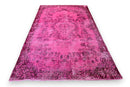 Fel fuchsiaroze vintage vloerkleed G789 – foto 5