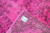 Fel fuchsiaroze vintage vloerkleed G789 – foto 6