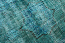 Verweerd turquoise vintage kleed G802 – foto 5