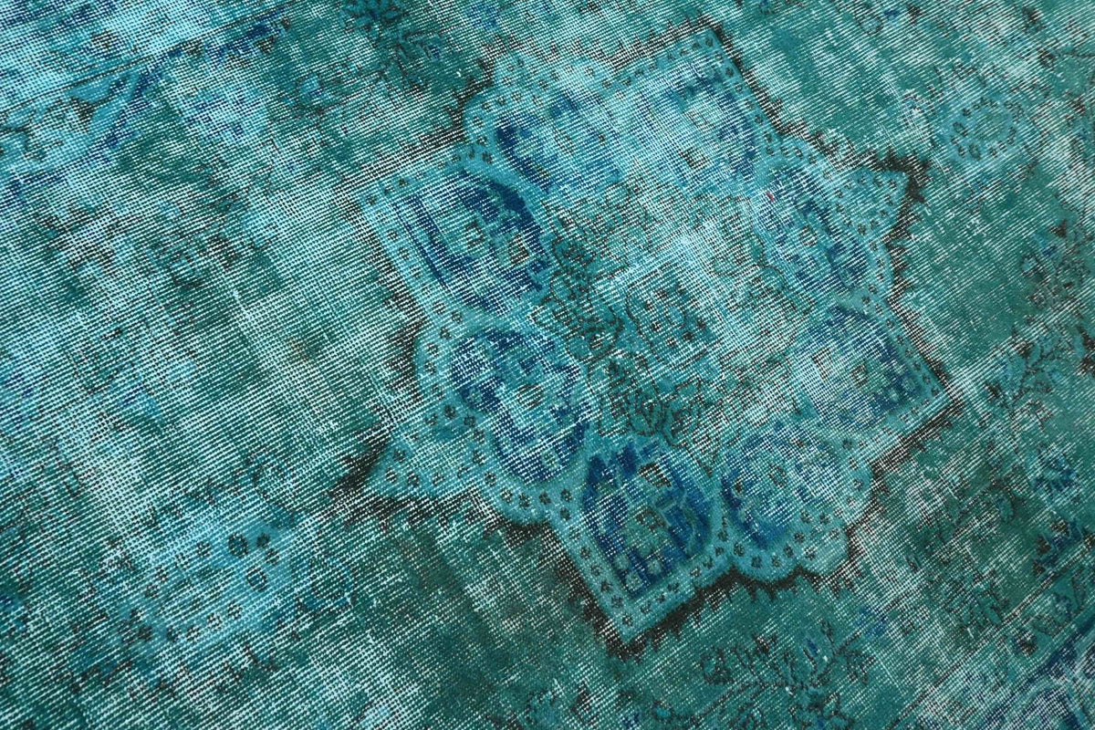 Verweerd turquoise vintage kleed G802 – foto 5