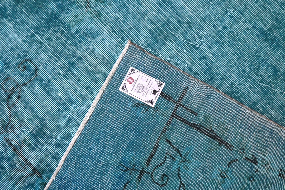 Fris turquoise vintage kleed G804 – foto 4