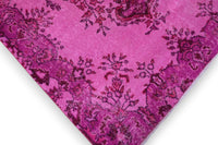 Fel magenta vintage vloerkleed G806 – foto 6