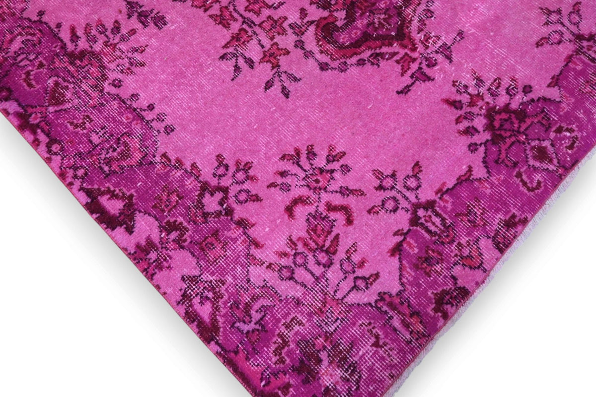 Fel magenta vintage vloerkleed G806 – foto 6