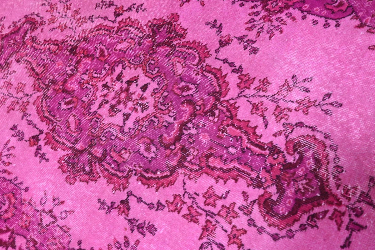 Fel magenta vintage vloerkleed G806 – foto 5
