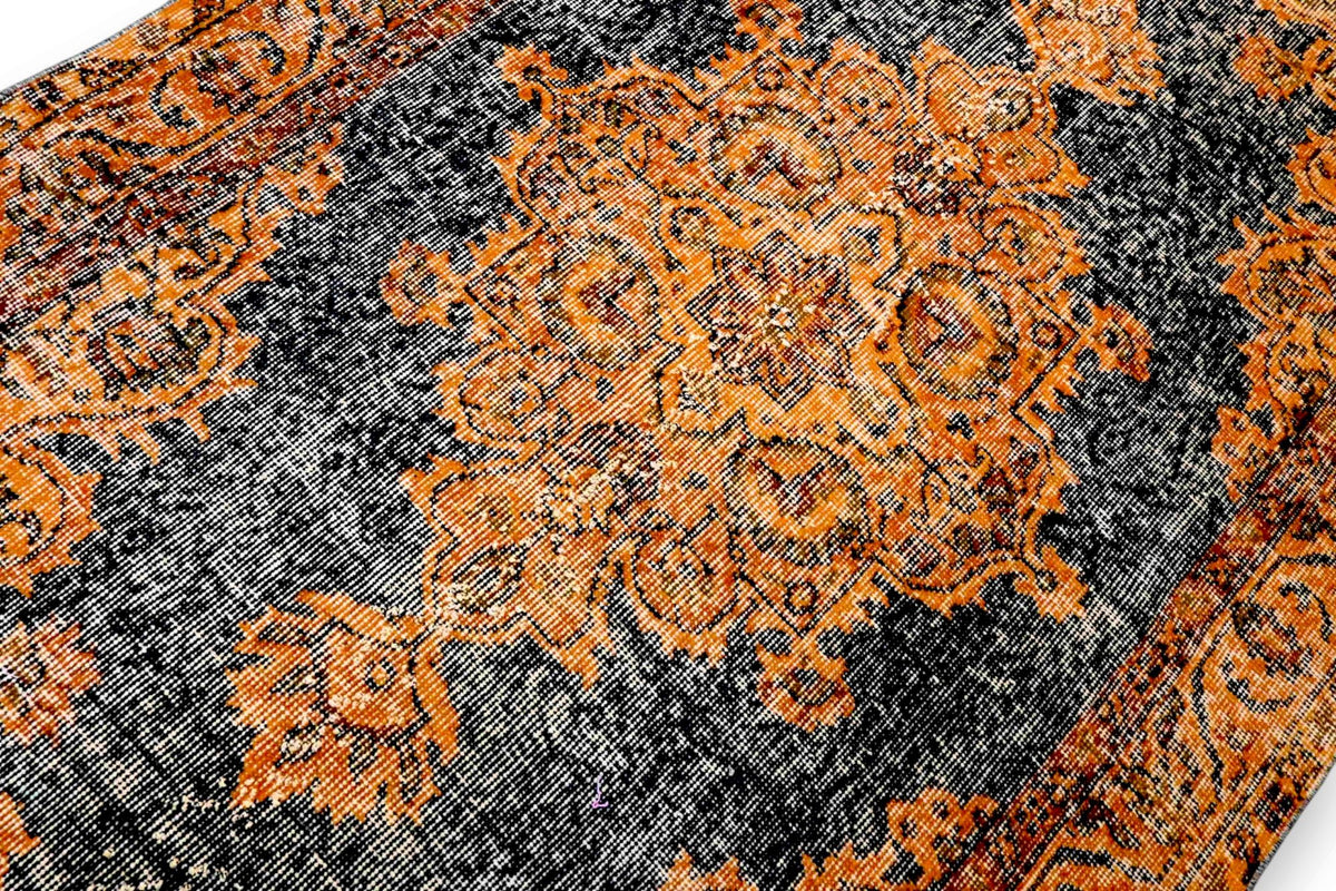 Warm koperoranje vintage kleed G809 – foto 5