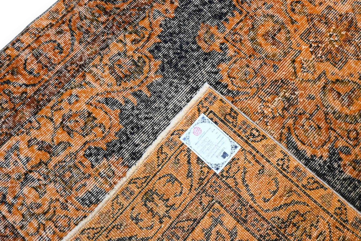 Warm koperoranje vintage kleed G809 – foto 6