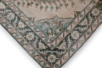 Brede zandbeige vintage Usak loper G811 – foto 6