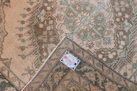Brede zandbeige vintage Usak loper G811 – foto 5