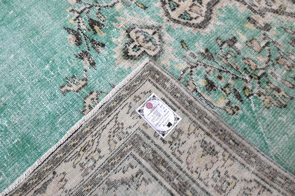 Licht aqua vintage vloerkleed G817 – foto 6