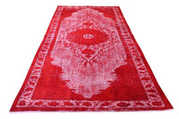Vurig rood vintage vloerkleed G820 – foto 3
