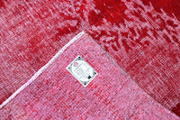 Vurig rood vintage vloerkleed G820 – foto 6