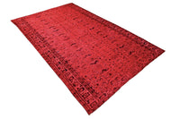Diep rood vintage vloerkleed G822 – foto 3