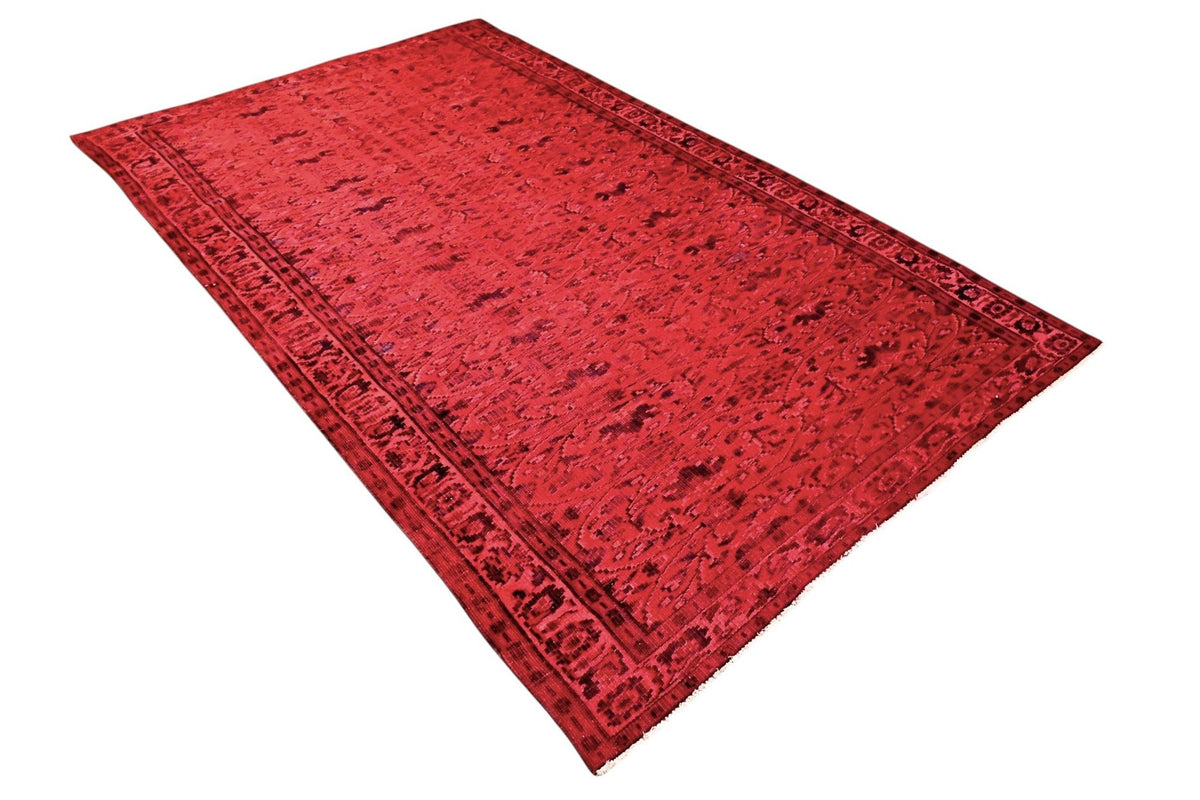 Diep rood vintage vloerkleed G822 – foto 3