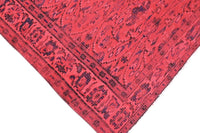 Diep rood vintage vloerkleed G822 – foto 4