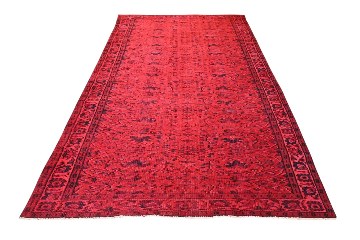 Diep rood vintage vloerkleed G822 – foto 6