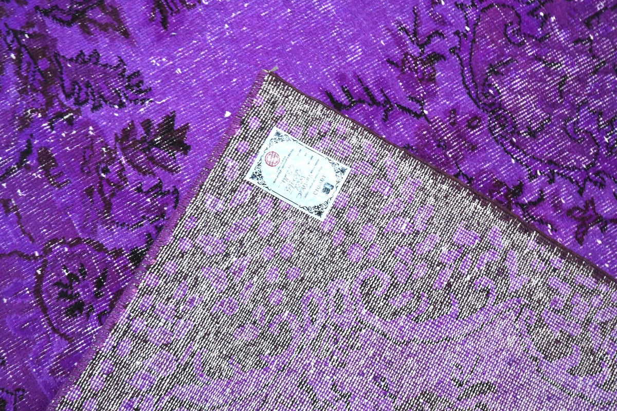 Stralend paars vintage kleed G824 – foto 5