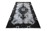 Grijs vintage vloerkleed - F965