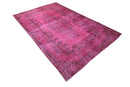 Roze vintage vloerkleed - F968