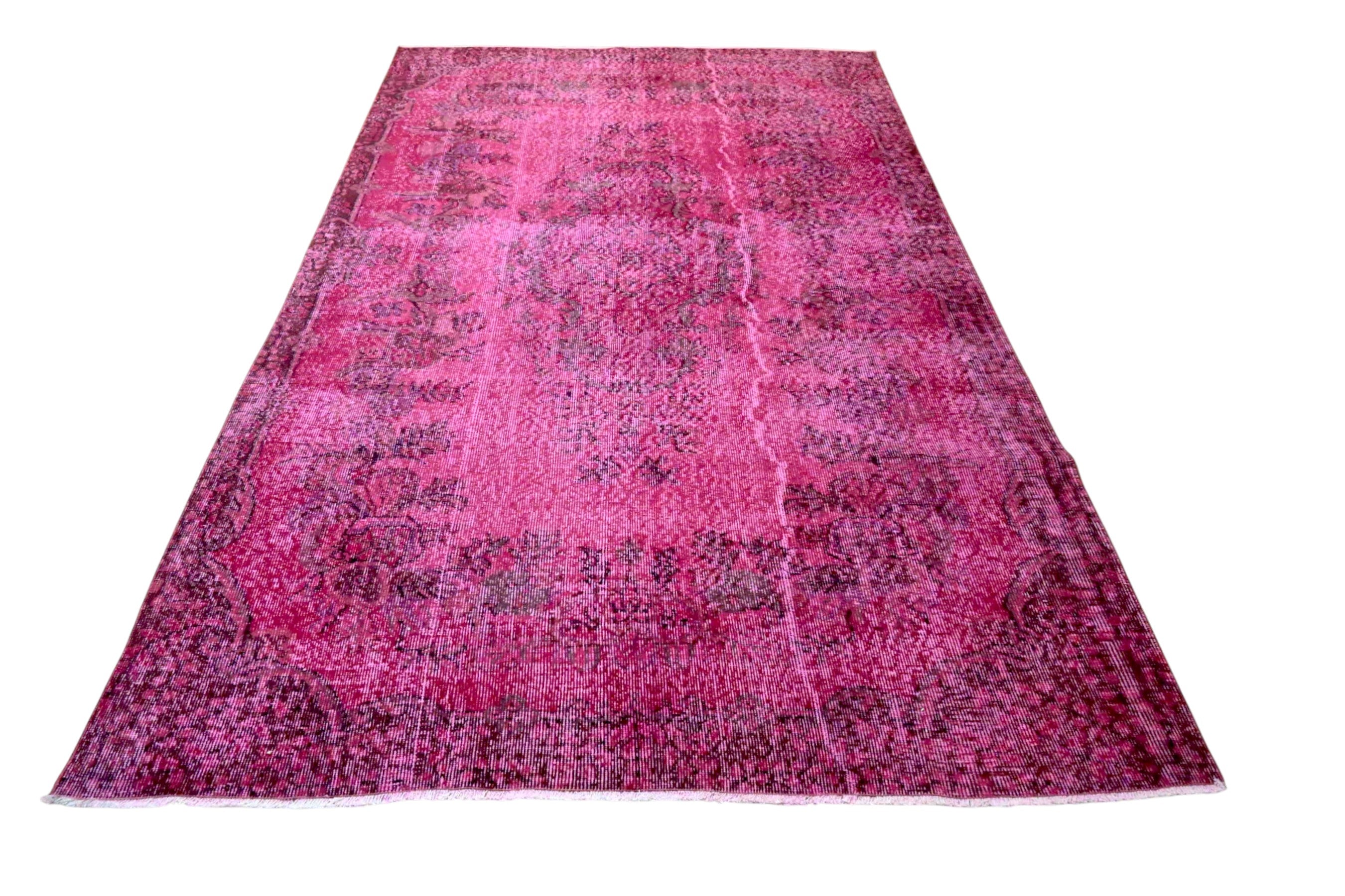 Roze vintage vloerkleed - F968