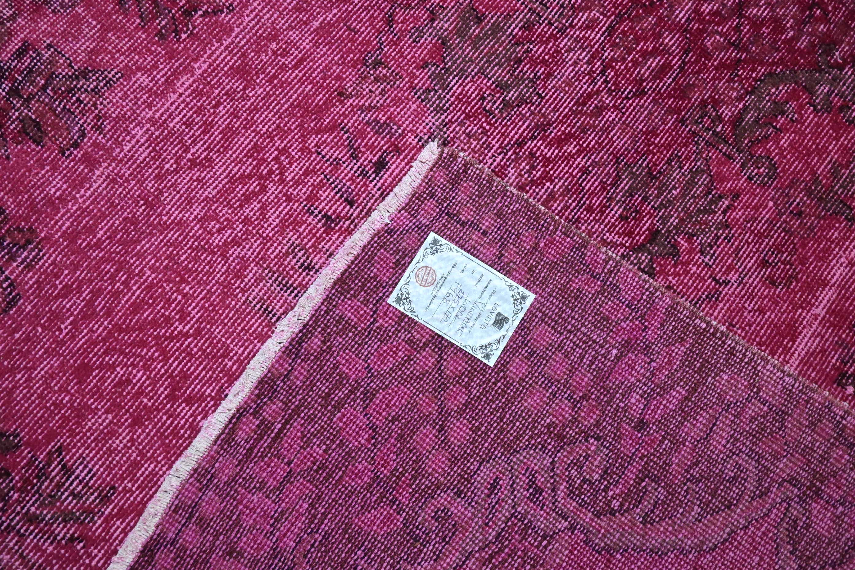 Roze vintage vloerkleed - F968