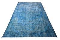 Blauw Vitage vloerkleed - F970