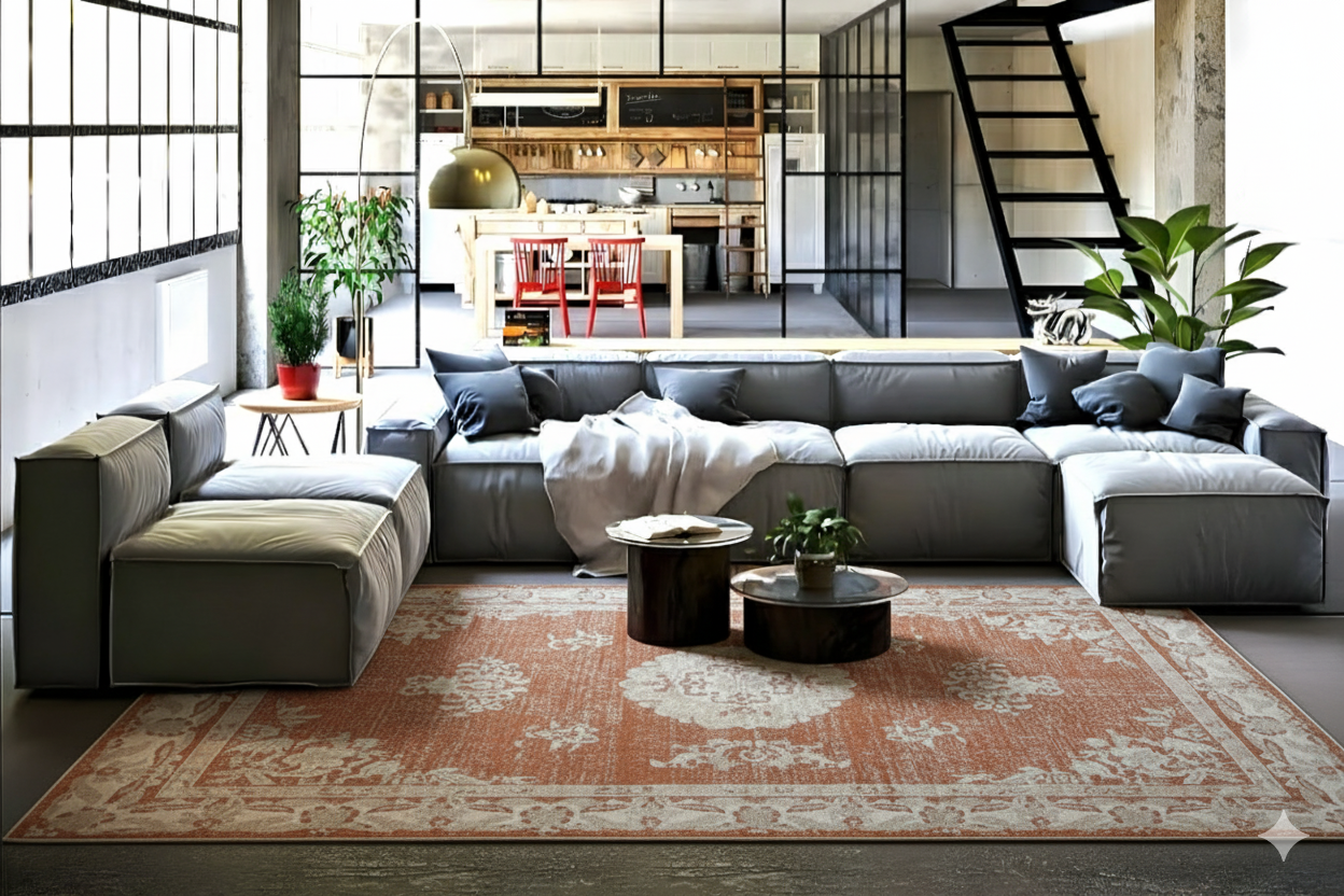 Klassiek vintage vloerkleed - F975