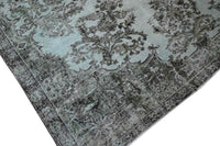 Licht Blauw vintage kleed - F976