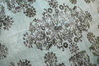 Licht Blauw vintage kleed - F976