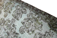 Licht Blauw vintage kleed - F976