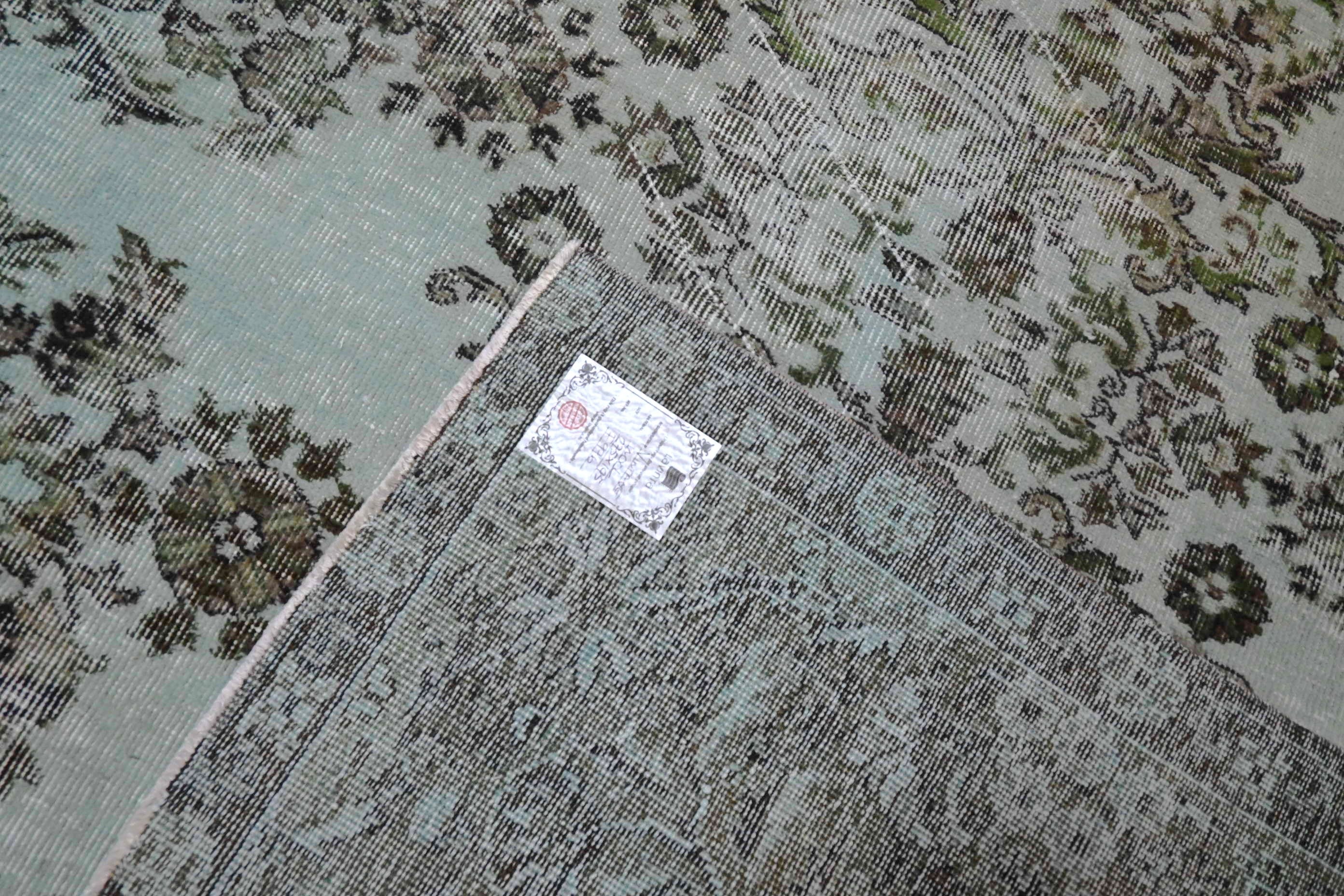 Licht Blauw vintage kleed - F976