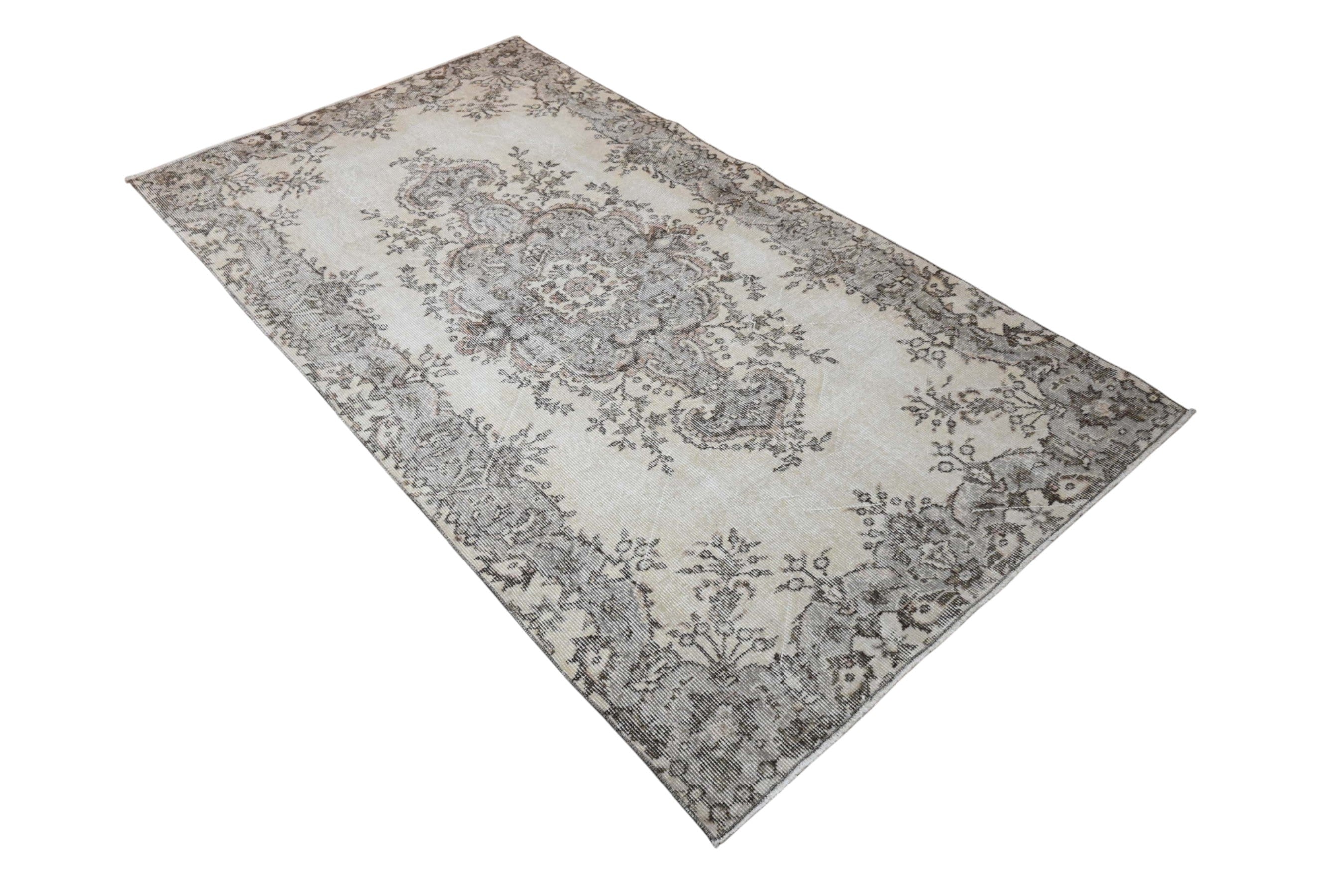 Beige vintage vloerkleed - G127