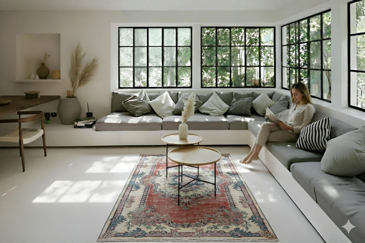 Klassiek vintage vloerkleed - G131