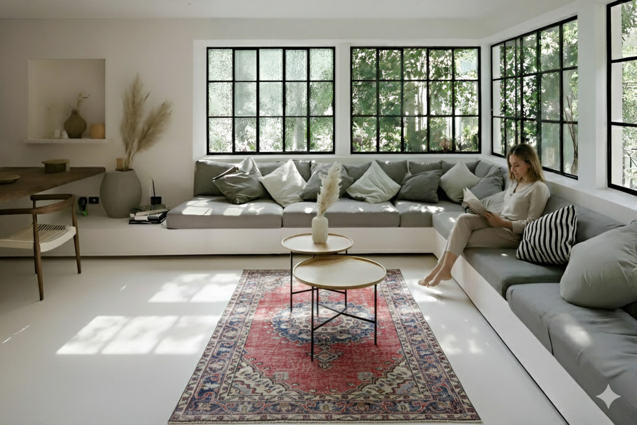 Klassiek vintage vloerkleed - G132