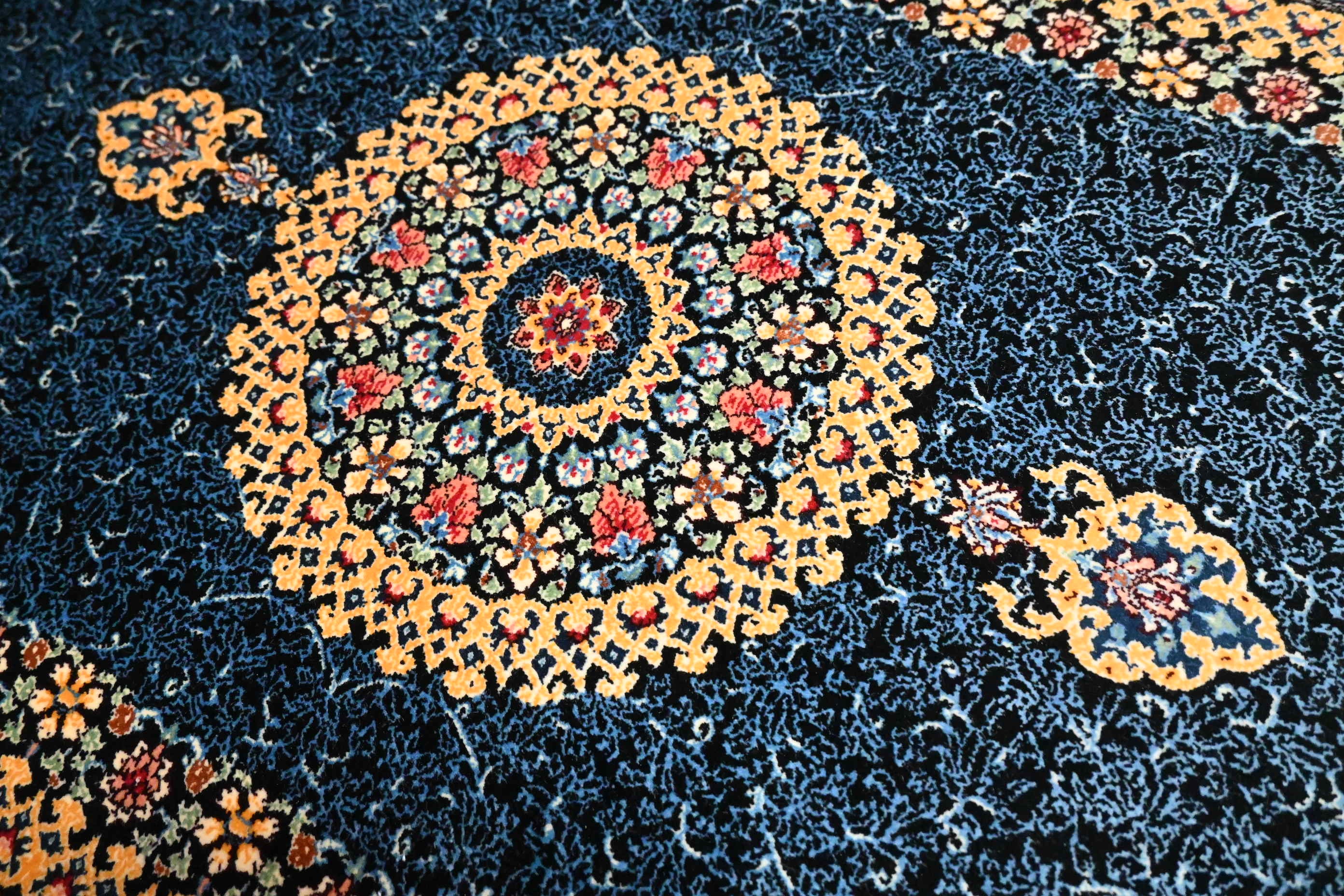 Luxe zijde decoratie kleed - G170