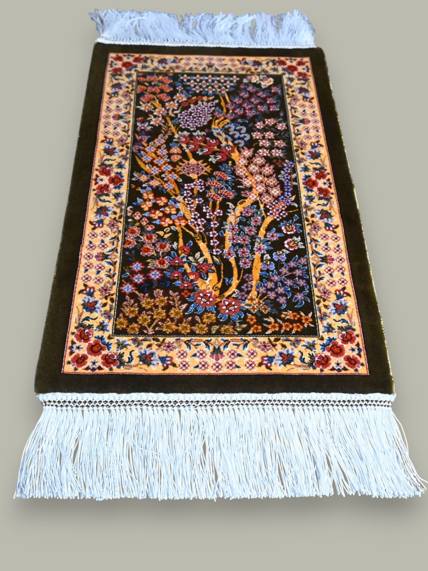 Luxe zijde decoratie kleed - G220