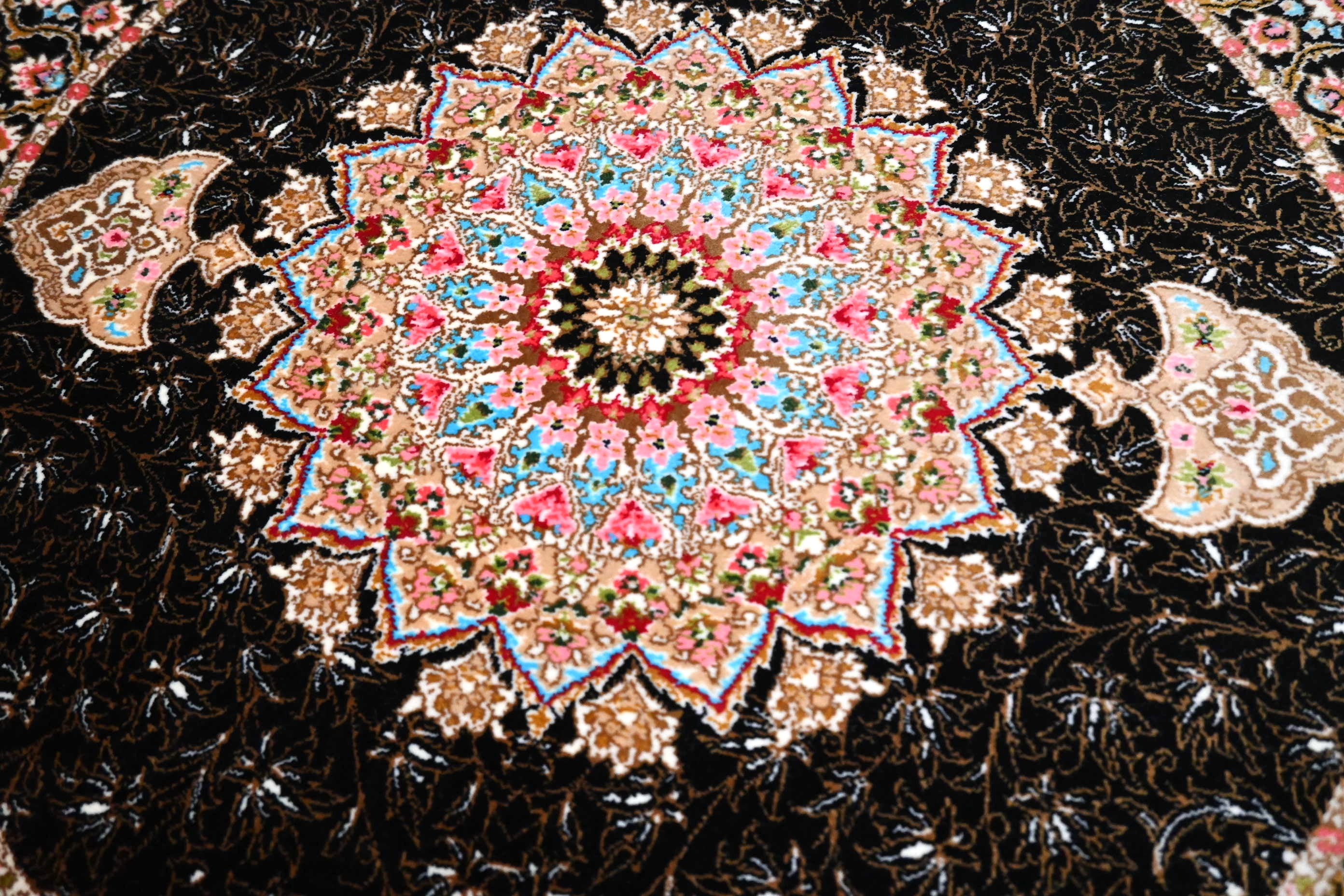 Luxe zijde decoratie kleed - G237