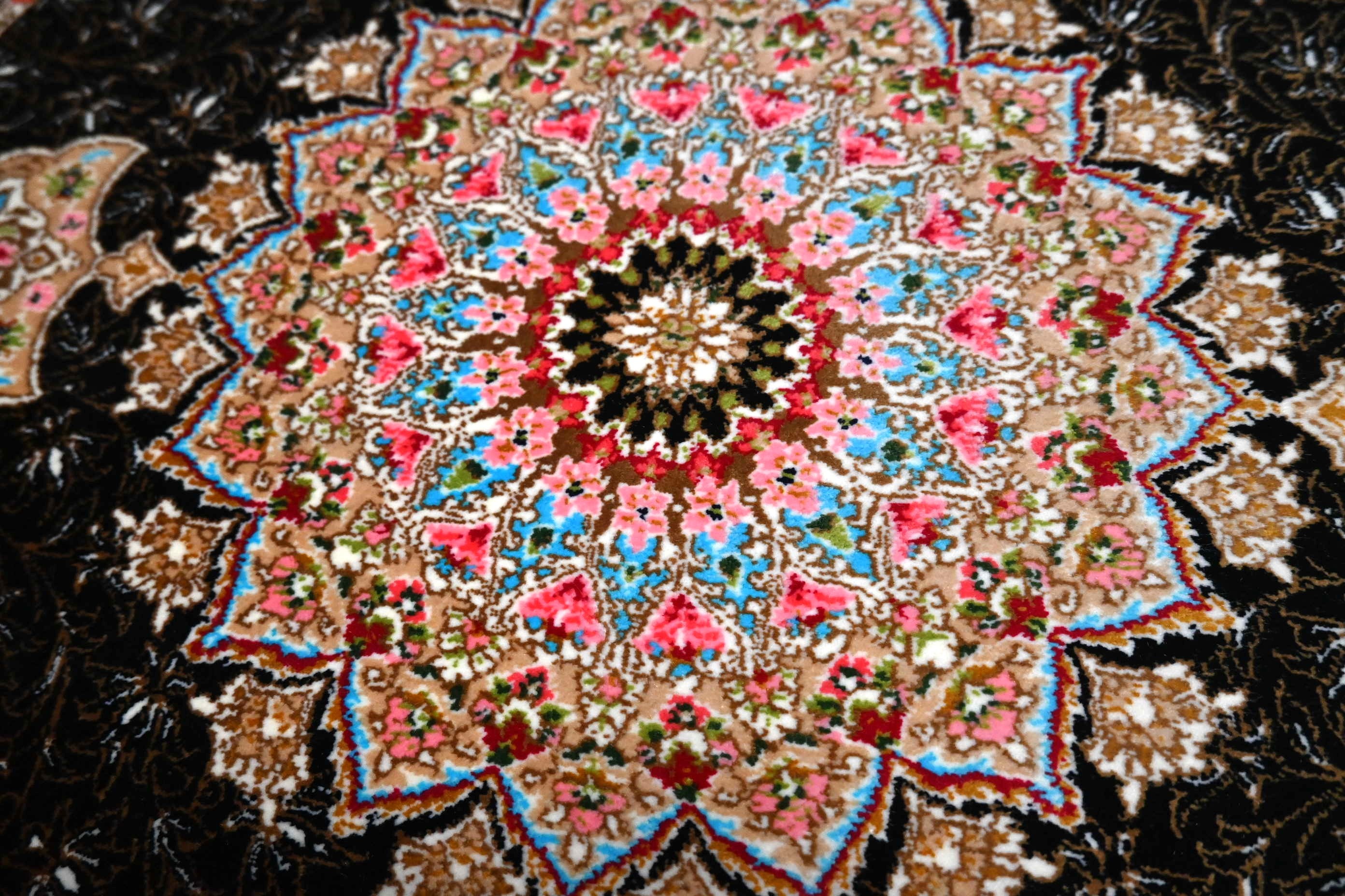 Luxe zijde decoratie kleed - G237