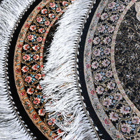 Luxe zijde decoratie kleed - G237