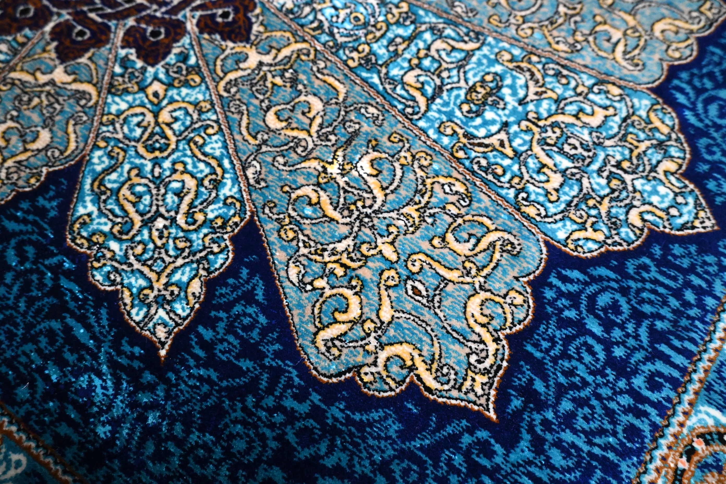 Luxe zijde decoratie kleed - G240