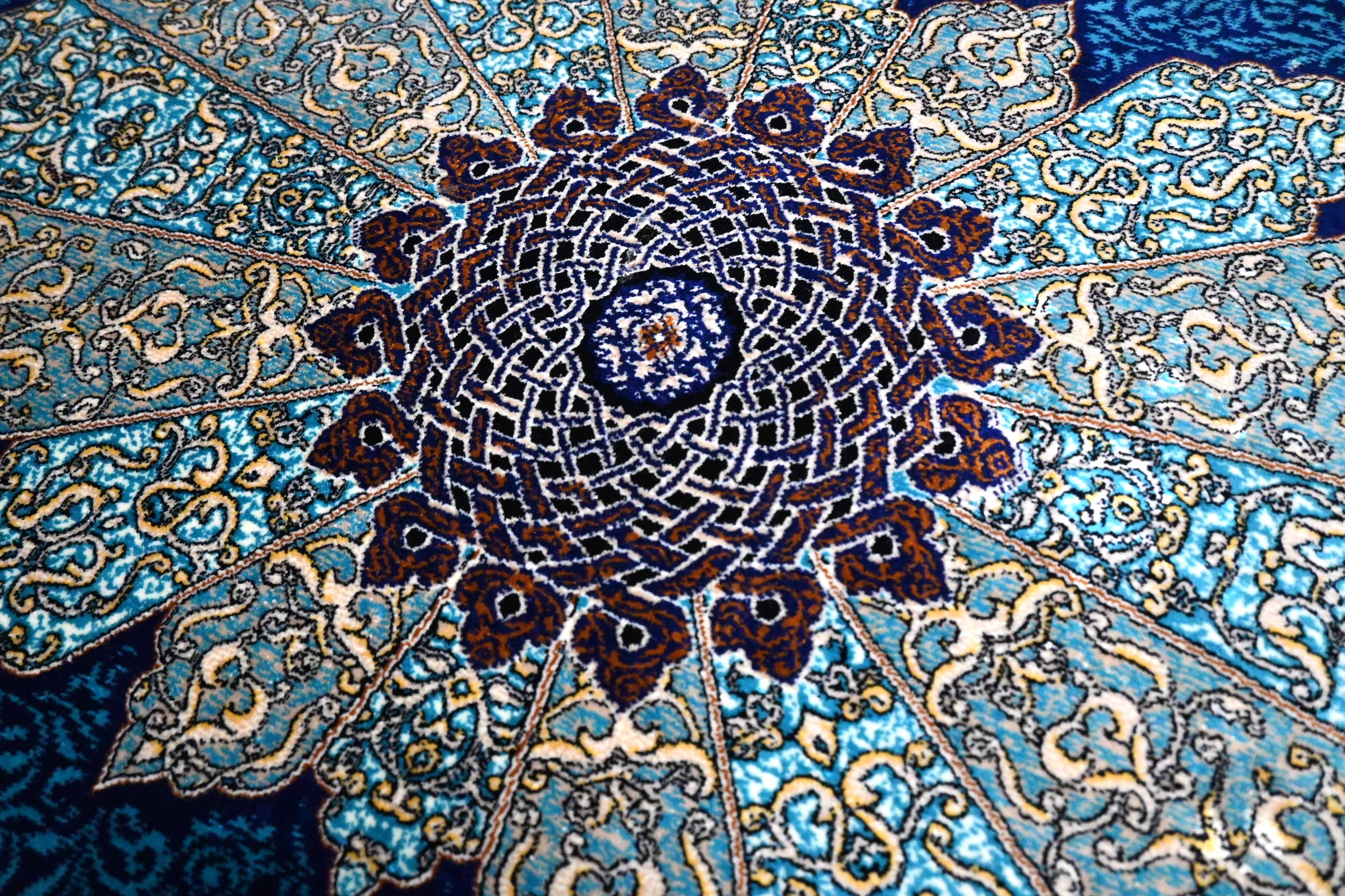 Luxe zijde decoratie kleed - G240