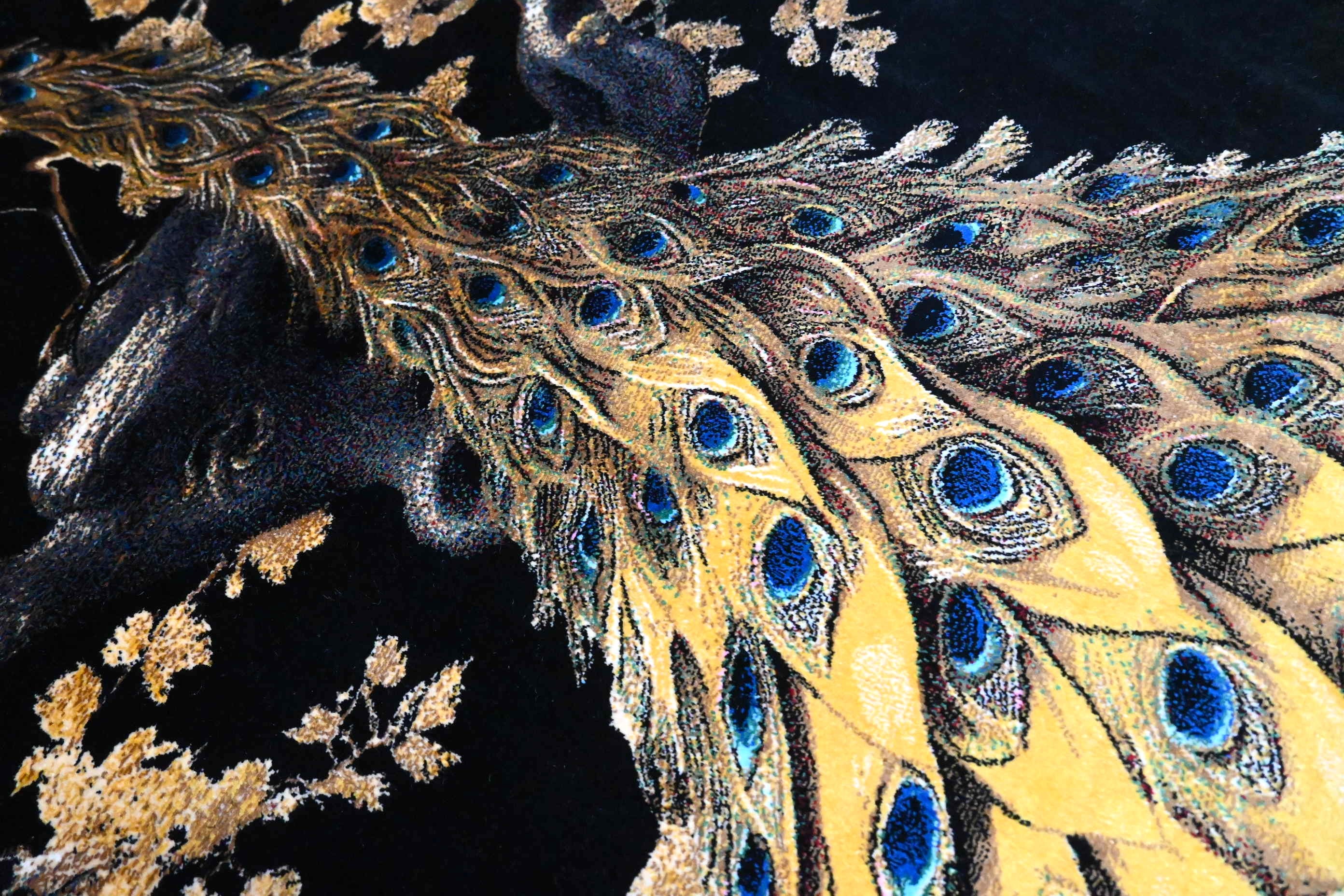 Luxe zijde decoratie kleed - G242